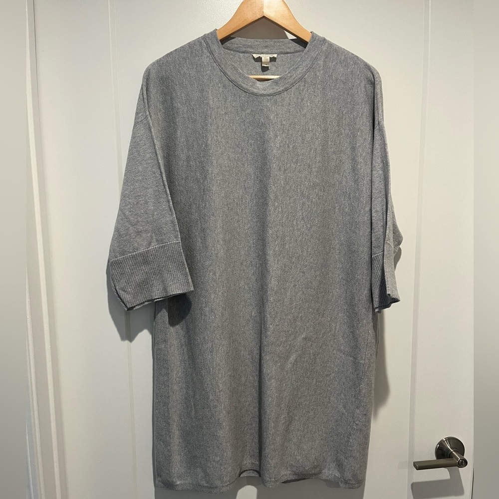 Eileen Fisher Organic Cotton Tunic Sweater